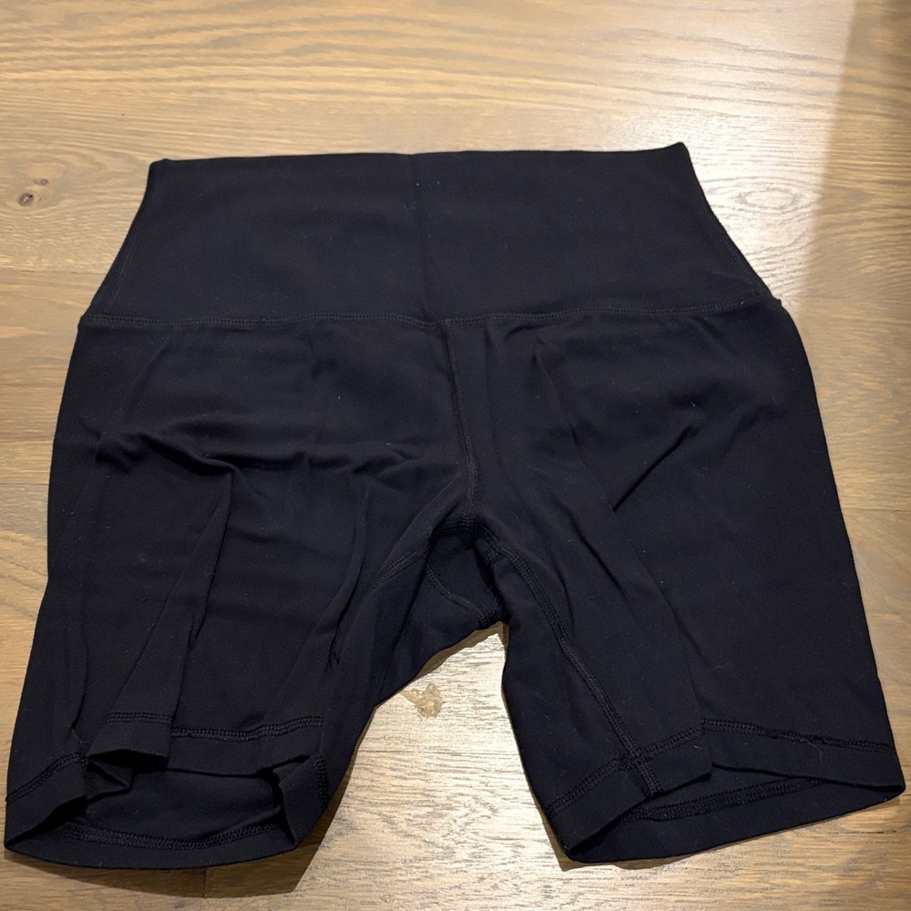 Women's Black High-Waisted Shorts